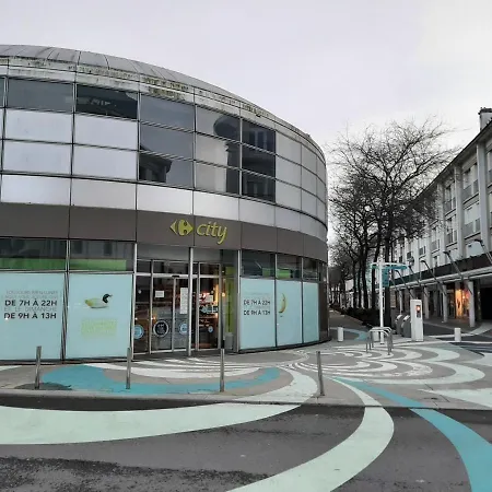 Beau T3 - 6 Couchages Proche Bord De & Centre Avec Wifi Fibre דירה סן נזאר